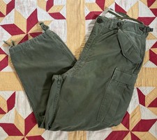 Vintage 50s US Army M51 Field Pants Medium Regular Korean War Talon Zipper AS IS picture