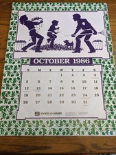 PRINT MEDIA SERVICE OCTOBER 1986 HALLOWEEN RARE ART VTG BINDER BOOK picture