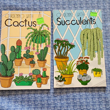 Potpourri Press Lot of 2 Booklets Gardening With Cactus & Succulents picture