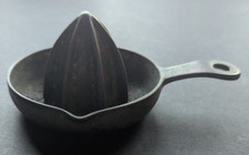 Unusual Antique Vintage Small Cast Iron Juicer Reamer picture