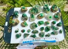 720 Gram Natural Green Emerald Crystals On Matrix Specimens From Pakistan picture