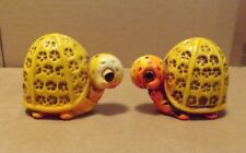 VINTAGE TURTLE / TORTOISE SALT & PEPPER SHAKERS 70'S MADE IN JAPAN picture