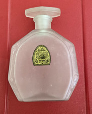 Vintage MELLIER'S VOGUE Perfume Bottle Frosted Glass picture
