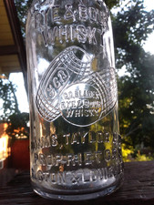 G.O. Blake's Rye & Bour Whisky Bottle,,Super Nice picture
