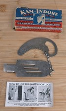 1930s Coca-Cola Kam-Indore Safety Lock Bottle Opener w/ Box Instructions READ picture