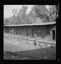 Osage West Virginia 1938 Coal Miners Shacks Railroad Tracks Mining Town picture