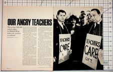1968 LOOK Magazine Article: OUR ANGRY TEACHERS, School Strikes, UFT Protest picture