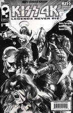 Kiss 4K #1B VF/NM; Platinum | Gene Simmons Band B&W - w/Bag+Board picture