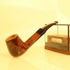 French Hall of Fame Bruno Nuttens Handmade Nanmu Pipe - Wide Leg Volcano picture