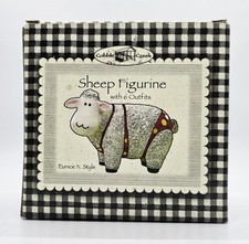 Vintage Cobble Creek Dress Up Sheep Figurine 6 Outfits Eunice Style Box- New picture