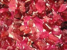 Tourmaline red/pink  200 carat, lots mixed gem grade mine rough Africa picture