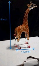 Giraffe glass figure, for decoration, gift . picture