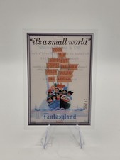 2025 Topps Disneyland 70th Its A Small World PETG Acetate Poster /55 #PP-12 picture