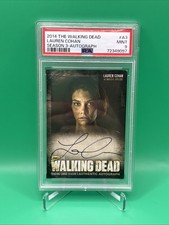 2014 Cryptozoic Walking Dead Season 3 Lauren Cohan Maggie Greene Auto PSA 9 Pop4 picture