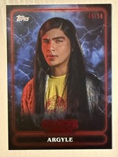 Argyle 2025 Topps Stranger Things Blue #18 46/50 picture