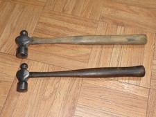 2 Vintage Oval Logo Craftsman Ball Peen Hammer 8oz. & 10oz. picture