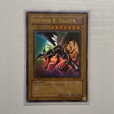 Yu-GI-Oh | 1st Edition LOB-070 Red Eyes Black Dragon | Perfect Foil Line | N/A picture