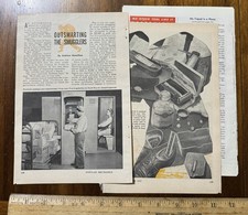 Vtg 1947 Article Outsmarting the Smugglers US Customs Drugs Opium picture