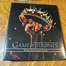 Game Of Thrones Season 2 Two Trading Card Set And Binder Rose Leslie Auto Piece picture