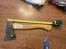 Husqvarna Hatchet Small Axe with Leather Sheath & Hickory Handle 15 Inches New picture