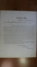 1856 Sacramento California Whitman Revenue Law 1854 Bankers Poll Taxes Circular picture