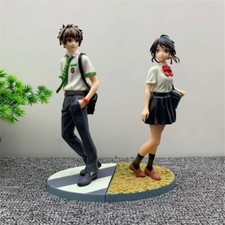 Pair Your Name Kimi no Na wa Miyamizu Mitsuha Tachibana Taki Figure 2pcs PVC picture