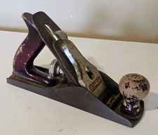 VINTAGE BOHRER WOOD BENCH PLANE NO 4 good user plane picture