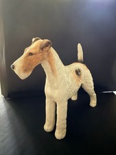 Beswick England Ceramic Wire Haired Fox Terrier Dog Figurine picture