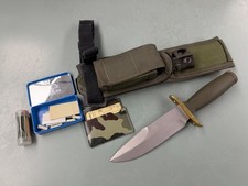 Bianchi Nighthawk II Survival Knife SOLINGEN GERMANY W/ALL ORIGINAL EXTRAS picture