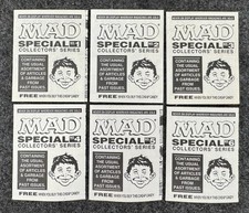 1993 Mad Magazine Candy Special Collectors Series Comic Foldout Complete Set 1-6 picture