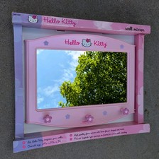 *NEW IN BOX* Sanrio 2001 Hello Kitty PINK Wall-Mounted Mirror Vintage '01 Y2K picture