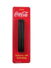 Coca-Cola Plated Door Handle White Script Logo picture