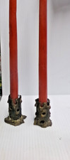 PR Vintage MCM Brutalist Brass Votive Candle Holders – MELTED DRIP DESIGN picture