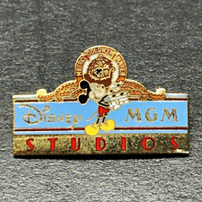 Disney MGM Studios Mickey Mouse Metro Goldwyn Mayer Single Pinback Pin picture