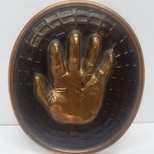 Darling Vintage Patty-Cakes Baby's Hand Print Plaque: 1950 by Artistic Creations picture