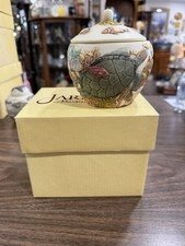Harmony Kingdom Jardinia Lidded Cachepot With Detailed Coral Reef & Marine life picture