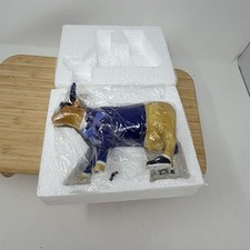 Cow Parade Joe-Pa #6530 Westland 2004 With Box & Tag Penn State Cow Figurine picture