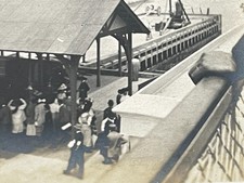 West Point NY Steamer Dock Hudson 1907 Original Photo Antique Snapshot Photo picture