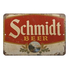 Schmidt Beer Retro Metal Sign Vintage Ad Reproduction Man Cave Garage - 3 Sizes picture