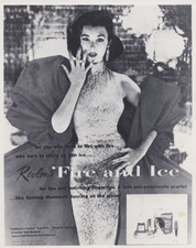 1980 Press Photo Revlon Model Dorian Leigh by Photographer Richard Avedon 1952 picture