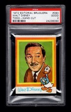 PSA 2 WALT DISNEY 1972 Trade Card #390 (Very Rare) BEAUTIFUL EYE APPEAL picture