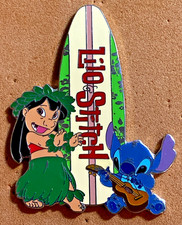 DISNEY DLR 2003 LILO AND STITCH WITH A SURFBOARD PIN picture