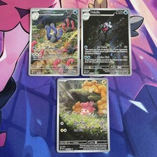 Pokemom TCG | Paldean Fates Complete Set X3 Illustration Rares 224/225/226 (1) picture