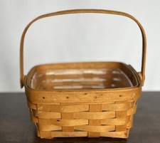 Longaberger Horizon of Hope Basket 1999 W/Handle And Liner picture