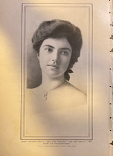 1903 Vintage Magazine Illustration Actress Marie Derickson picture