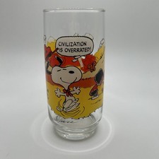 McDonald's Peanuts Camp Snoopy Collection Glasses 1965-1968-1971 picture
