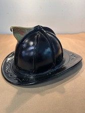 Cairns & Bros N5A 7 1/4 Leather Firefighter Helmet E Stamp Vintage Cairns 1950’s picture