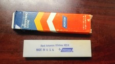VTG Norton Translucent Hard Arkansas Oilstone HB14 4x1 Sharpening Stone Penknife picture
