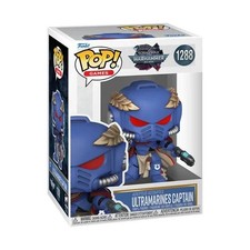 Funko POP Total War Warhammer 40,000 Ultramarines Captain Fig 1288 + Protector picture