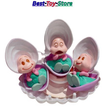 Disney Alice in Wonderland 3PCS Baby Oyster Shell Set Collection Figurine Toys picture